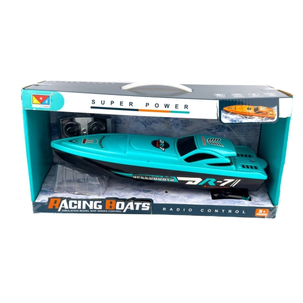Катер на радіокеруванні 26 см Racing Boats 311-A24 блакитний з чорним