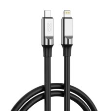 Кабель Type-C/Apple Lightning 1 м XO NB-Q252A 27 Вт чорний