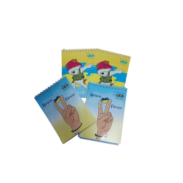 / Блокнот А6 40л ZiBi ZB12134 Patriot Brave картон спир.вверх