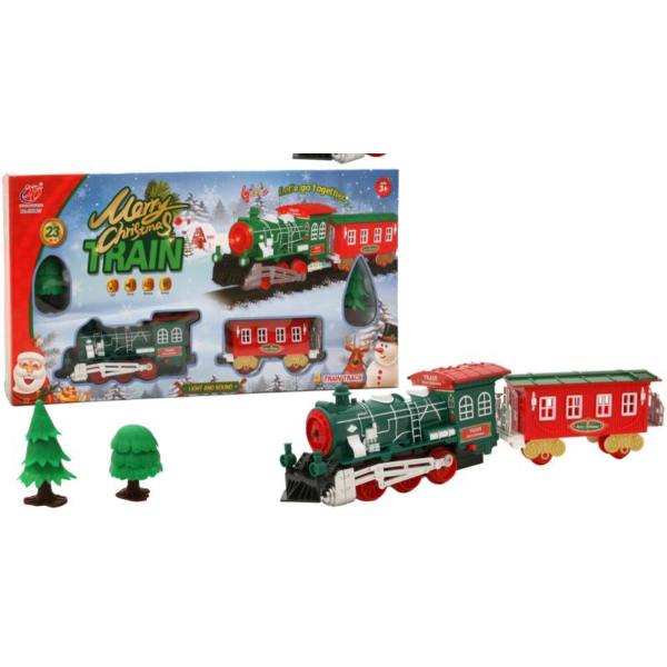 / Новорічний потяг JHX Toys 6636-37, 23 деталі