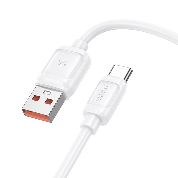 Кабель USB/Type-C 1 м Hoco X115 Surpass 100 Вт 5 А білий