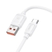 Кабель USB/Type-C 1 м Hoco X115 Surpass 100 Вт 5 А білий