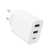 Зарядний блок живлення 2xUSB+Type-C BOROFONE BA105A Stellar 15 W 5 V 3 A білий