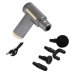 Масажер портативний Massage Gun 187 перкусійний сірий
