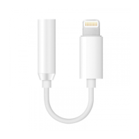 Аудіо адаптер AUX(3,5) - Lightning J-002 (Bluetooth) White new