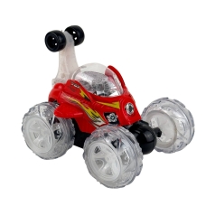 Машинка на радіокеруванні 19 см 9996M акумулятор трюкова звукові та світлові ефекти червоний