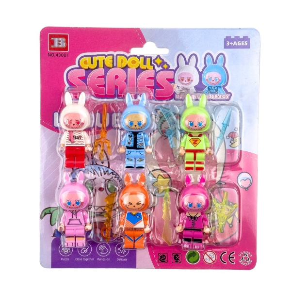 Ігровий набір 6в1 Labubu 43001 з аксесуарами