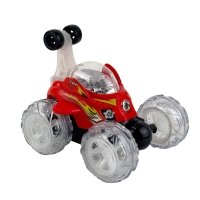 Машинка на радіокеруванні 19 см 9996M акумулятор трюкова звукові та світлові ефекти червоний