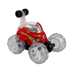 Машинка на радіокеруванні 19 см 9996M акумулятор трюкова звукові та світлові ефекти червоний