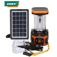 Портативна автономна сонячна система Solar Light AT-9016 похідний переносний ліхтар з функцією павербанк new