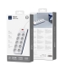 Мережевий фільтр-подовжувач 10 розеток WiWU Wi-S008 Power Strip GaN 2хUSB/2хType C 16 А 2 м білий Мережевий фільтр-подовжувач 10 розеток WiWU Wi-S008 Power Strip GaN 2хUSB/2хType C 16 А 2 м білий