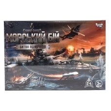 Настільна гра Danko Toys 11-34 Морський бій битва адміралів 2-4 гравці для дітей та дорослих
