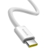 Кабель Type-C/Type-C 2 м Baseus Dynamic 4 100 Вт білий Кабель Type-C/Type-C 2 м Baseus Dynamic 4 100 Вт білий