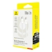 Кабель Type-C/Type-C 2 м Baseus Dynamic 4 100 Вт білий Кабель Type-C/Type-C 2 м Baseus Dynamic 4 100 Вт білий