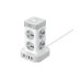 Мережевий фільтр-подовжувач 8 розеток XO WL21 3хUSB/Type C 10 А 2 м білий Мережевий фільтр-подовжувач 8 розеток XO WL21 3хUSB/Type C 10 А 2 м білий