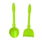 Іграшковий набір для піску 2 предмети 30 см зелений