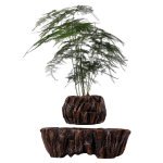 Магнітний левітаційний горщик для рослин HCNT Magnetic Levitating Pot M5B-PW Brown new