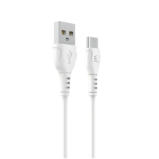 Кабель Wibrand Boa PVC charging data cable for Micro 1m White new