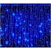 / Світлодіодна гірлянда завіса-водоспад прозорий дріт 2 м х 2 м Magic Lights 240 LED синій / Світлодіодна гірлянда завіса-водоспад прозорий дріт 2 м х 2 м Magic Lights 240 LED синій