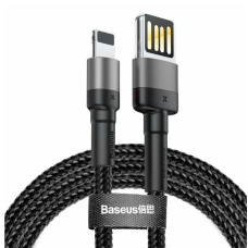 Кабель USB/Apple Lightning 1 м Baseus Cafule Cable Special Edition 2.4 А чорний