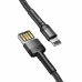 Кабель USB/Apple Lightning 1 м Baseus Cafule Cable Special Edition 2.4 А чорний
