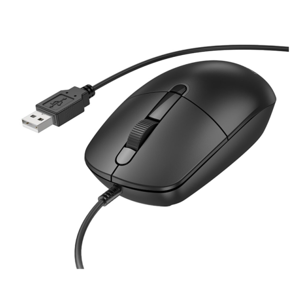 Комп'ютерна миша дротова BOROFONE BG17 Morning чорний