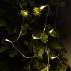 Світлодіодна гірлянда-завіса прозорий дріт 160 LED Magic Lights USB з пультом ліхтарики 2 х 2 м теплий білий