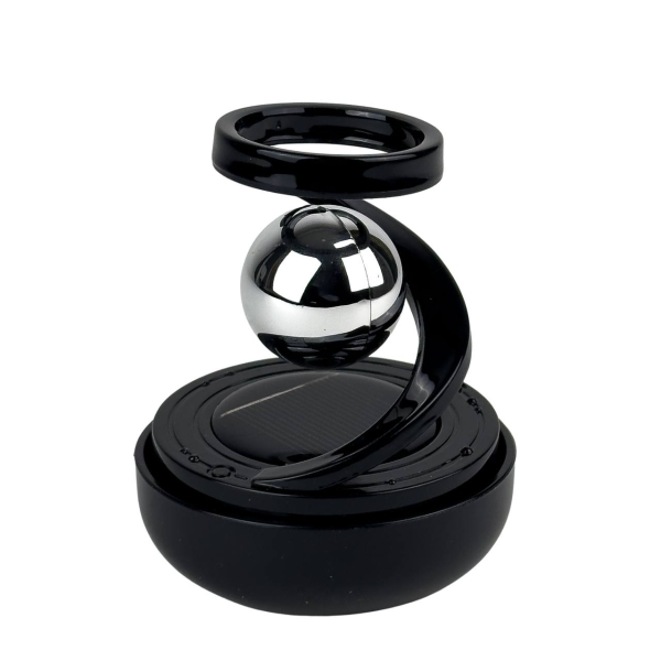 Ароматизатор для авто багаторазовий Левітація Vert-03 8.1 см сонячна батарея чорний