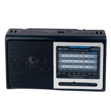 Радіоприймач Golon RX-3040S USB MP3 з акумулятором та сонячною батареєю чорний