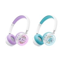 Навушники накладні XO BE57 Colorful Elf Kids Wireless Headphones Синій new