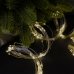 Світлодіодна гірлянда-нитка мідний дріт Кінський хвіст 400 LED Magic Lights крапля 2.5 м теплий білий