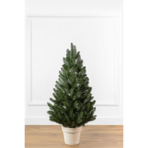 Штучна ялинка Лапландська SIGA GROUP лита в горщику 0.9 м зелений