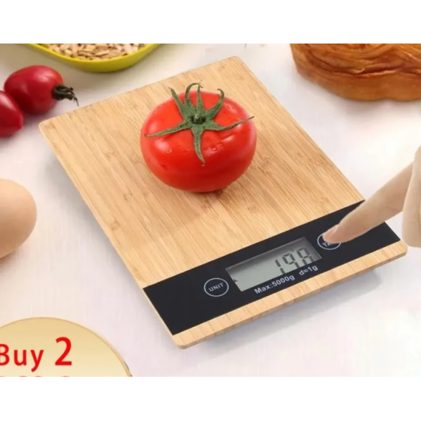 / Ваги Бамбукові дерев'яні ваги, 5 кг, ваги AND KE-S new