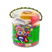 Набір тісто для ліплення 12 кольорів Master Do TMD-01-06 зі стеком та формочками