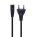 Кабель живлення 2 pin силовий 1.5 м PVC 300/300V чорний