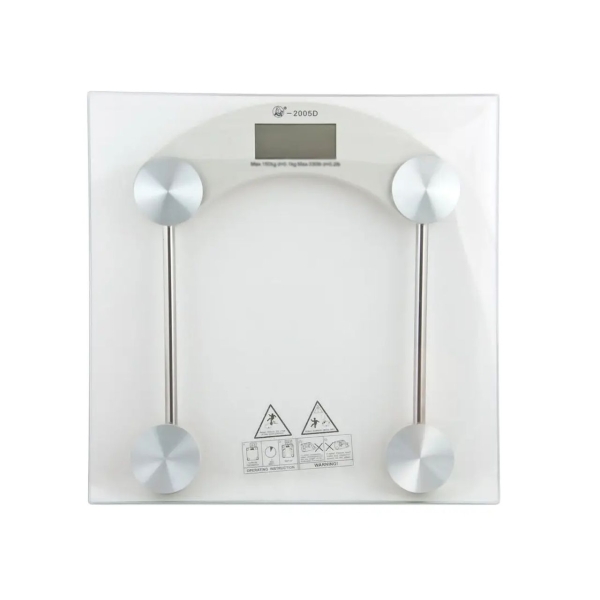 Ваги підлогові побутові до 180 кг 2005D точність 100 г прозорий