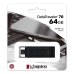 Флеш пам'ять USB 64 GB Kingston DT-70 Type-C чорний Флеш пам'ять USB 64 GB Kingston DT-70 Type-C чорний