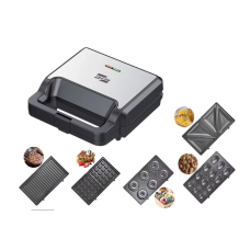 Мультимейкер 5в1 Zepline ZP-802 антипригарне покриття 2200 Вт чорний зі сріблястим