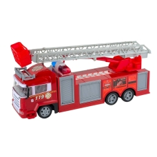 Пожежна машина на радіокеруванні 33 см 666-117A на акумуляторі світлові та звукові ефекти червоний