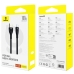 Кабель USB/Type-C 1 м Baseus Flash 2 Charging Cable 100 Вт чорний