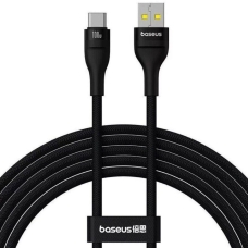Кабель USB/Type-C 1 м Baseus Flash 2 Charging Cable 100 Вт чорний