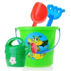 Іграшковий набір для піску 4 предмети Doloni Toys 013555/1 зелений new
