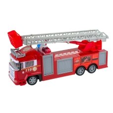 Пожежна машина на радіокеруванні 33 см 666-117A на акумуляторі світлові та звукові ефекти червоний