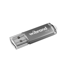 Флеш пам'ять USB 16 GВ Wibrand Cougar USB 2.0 сріблястий