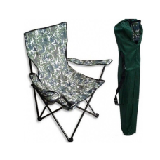 Стілець туристичний розкладний до 100 кг  у чохлі Камуфляж new