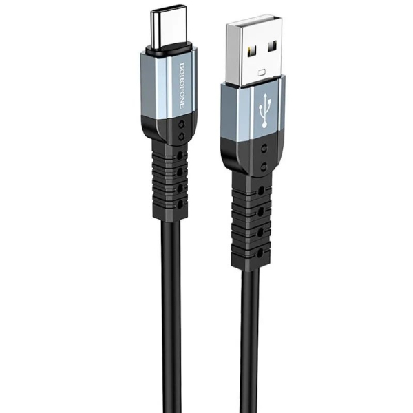 Кабель USB/Type-C 1 м BOROFONE BX64 3 A чорний