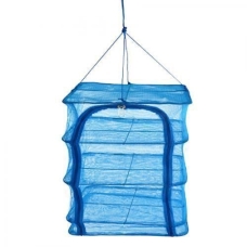 Сітка для сушки універсальна 3 яруси 35 х 35 х 67 см підвісна синій