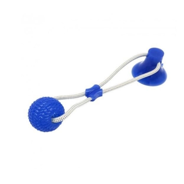 Жувальна іграшка для собак WM-60 на присосці синій