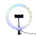 Кільцева лампа 26 см Livestreaming Lamp 3D USB LED RGB
