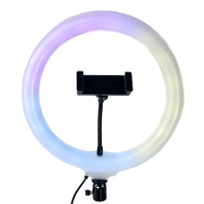 Кільцева лампа 26 см Livestreaming Lamp 3D USB LED RGB